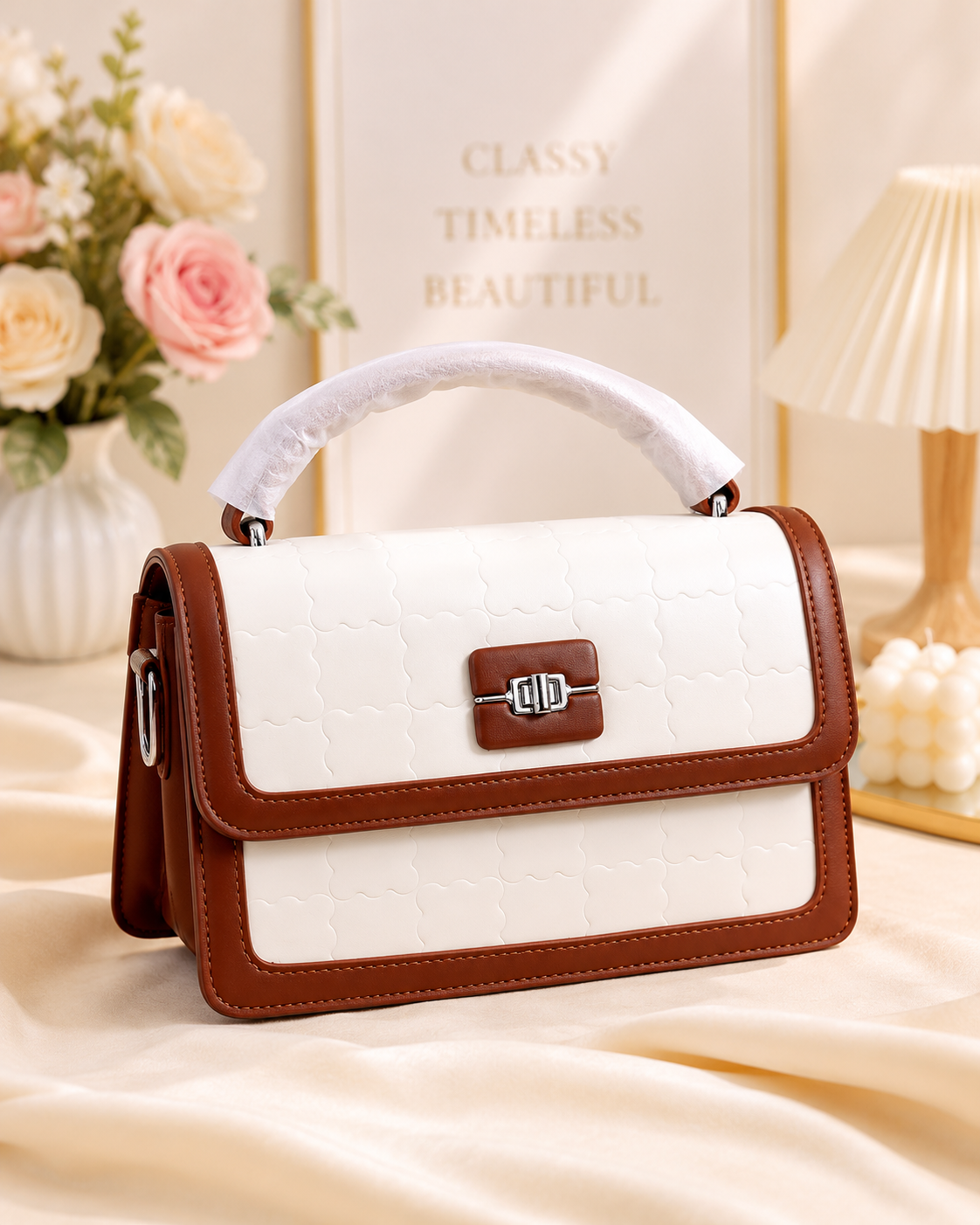 WX Mocha Grace – Premium Satchel Handbag