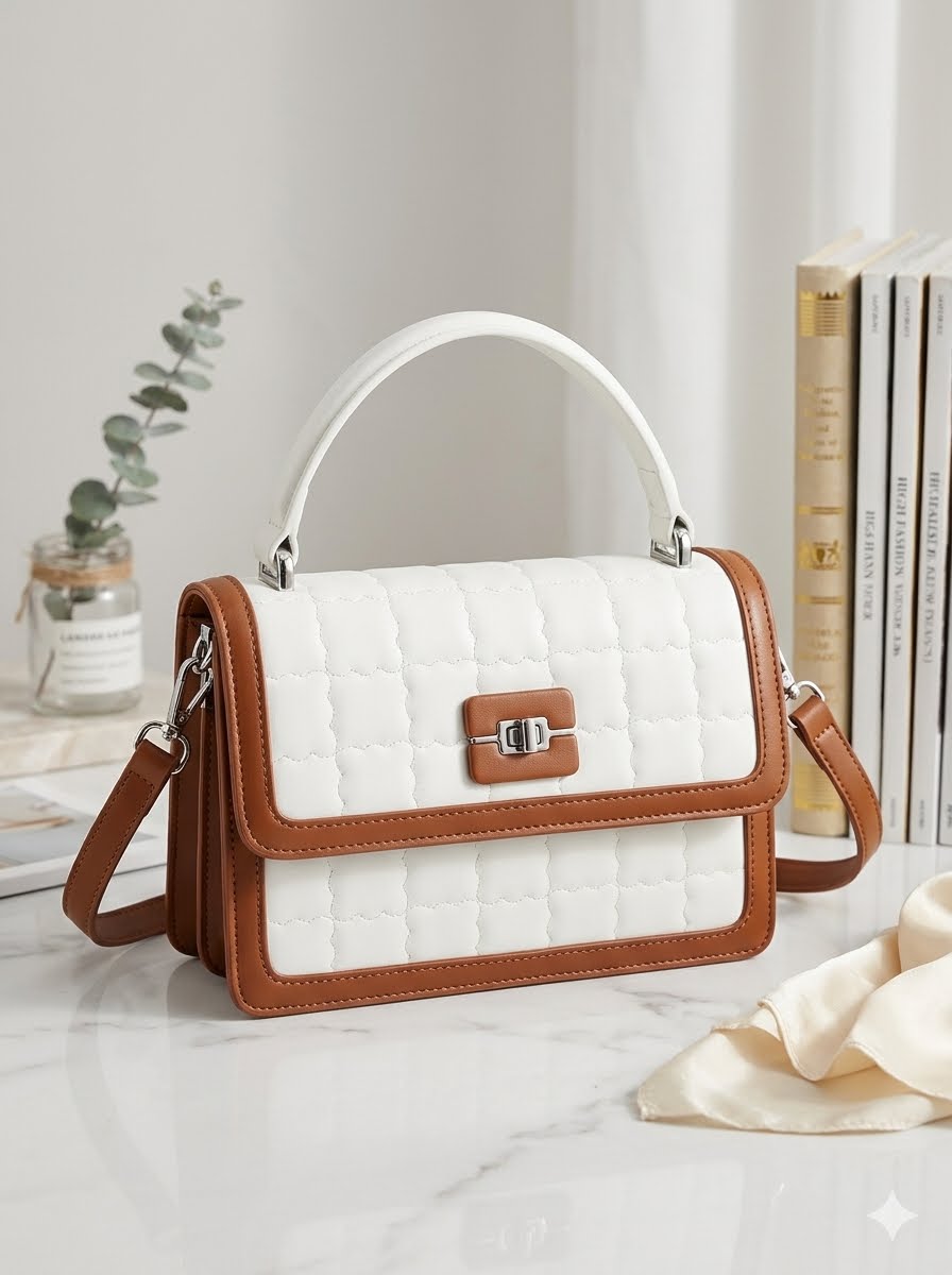 WX Mocha Grace – Premium Satchel Handbag